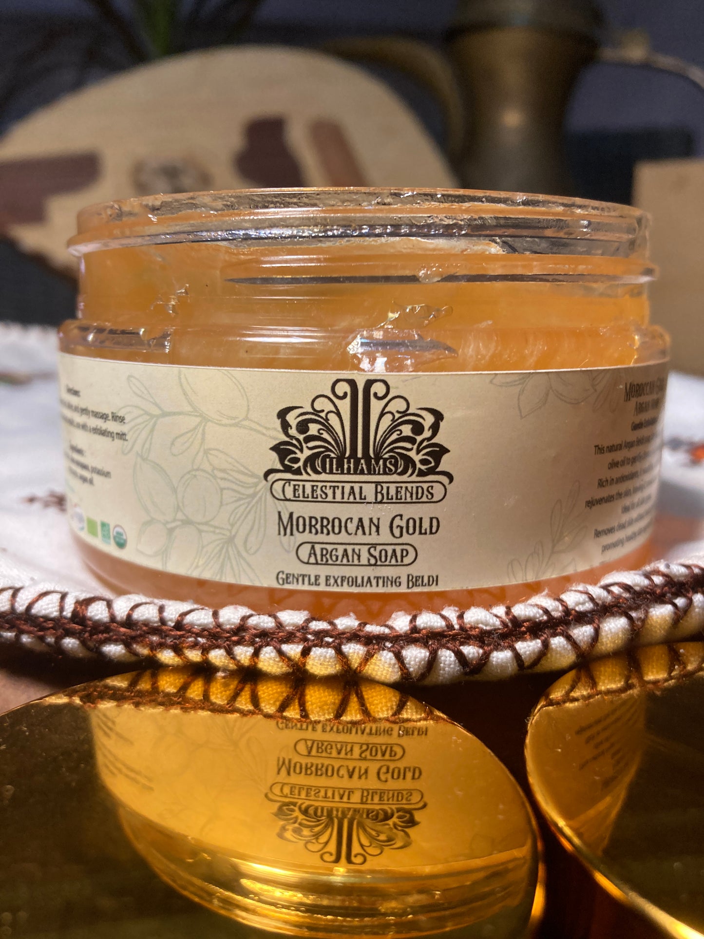 Ilhams Celestial Blends : Moroccan Gold - Argan soap