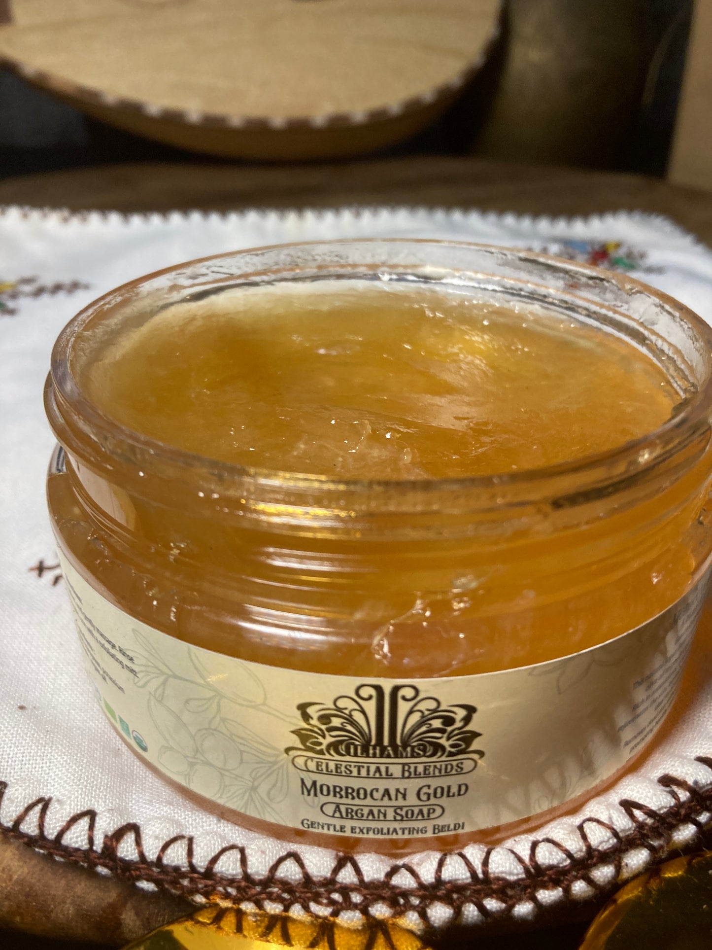 Ilhams Celestial Blends : Moroccan Gold - Argan soap