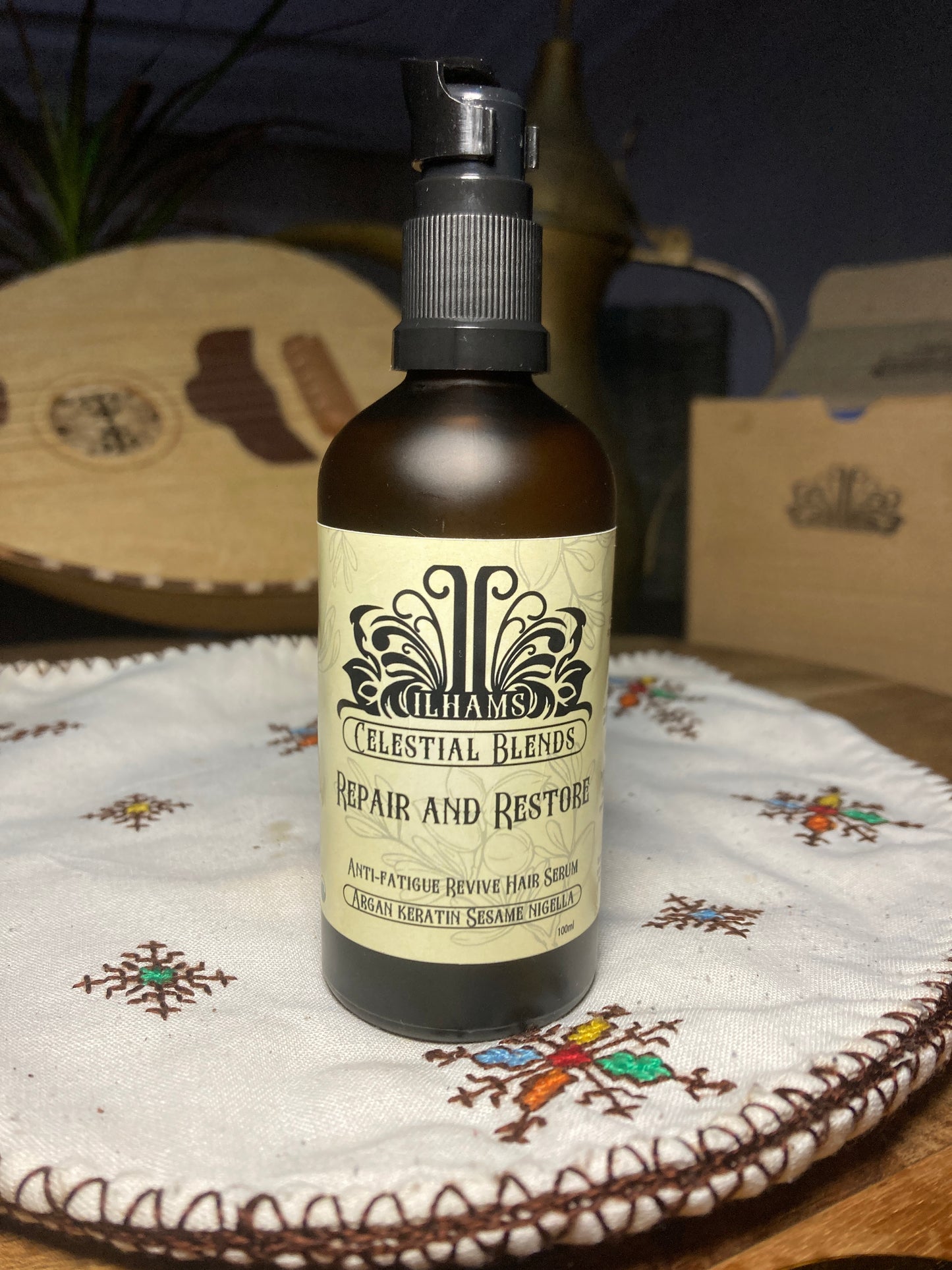 Ilhams Celestial Blends : Repair & Restore - Anti-fatigue Hair Serum 100ml.